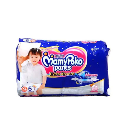 MamyPoko Baby Diapers Pants Extra Absorb Large